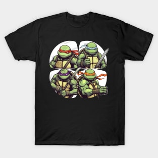 Teenage Mutant Ninja Turtles - Donatello, Raphael, Michelangelo, and Leonardo T-Shirt